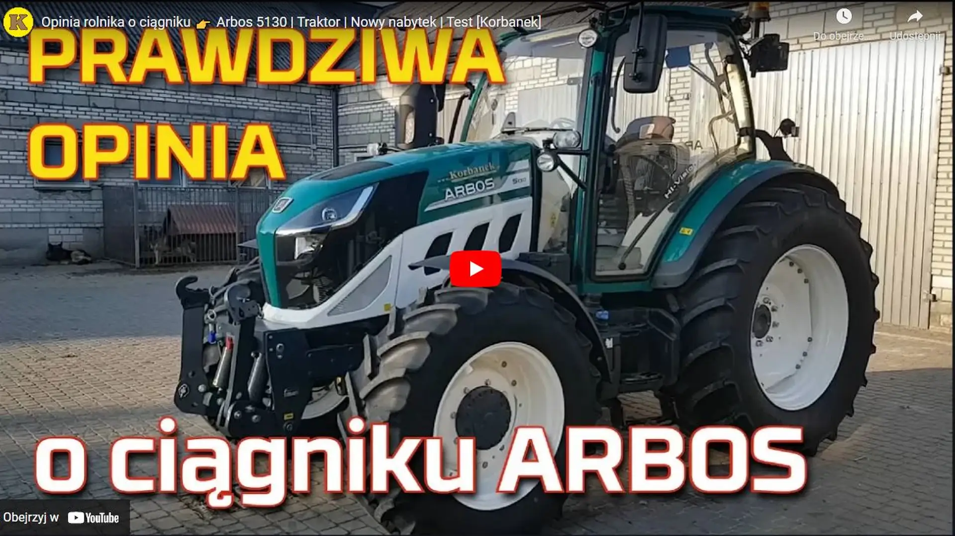Opinia o marce ciągników Arbos